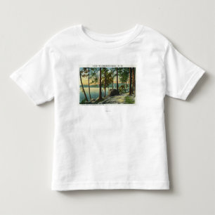 Camiseta De Bebé Vista de la Formación Rock del Viejo Hombre