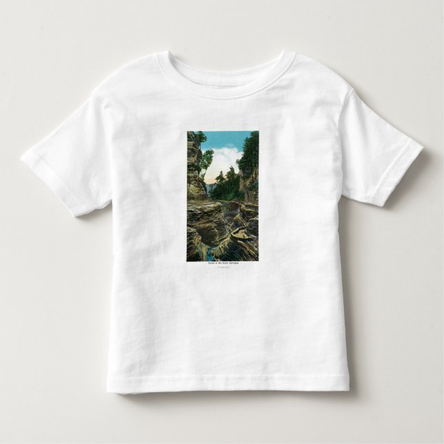 Camiseta De Bebé Vista de la garganta meridional de la entrada (Anverso)