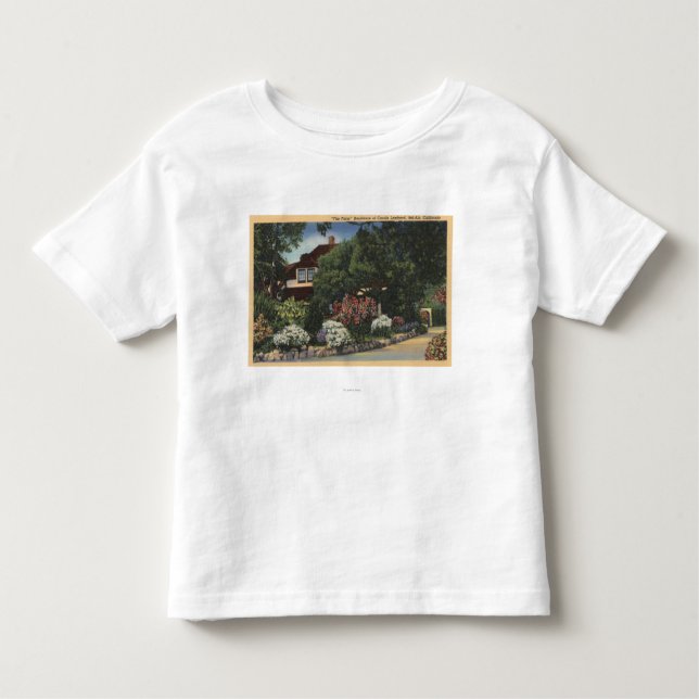 Camiseta De Bebé Vista "de la granja," la casa de Carole Lombard (Anverso)