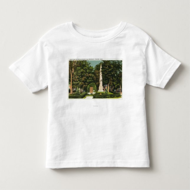 Camiseta De Bebé Vista de la guerra mundial, monumentos de guerra (Anverso)