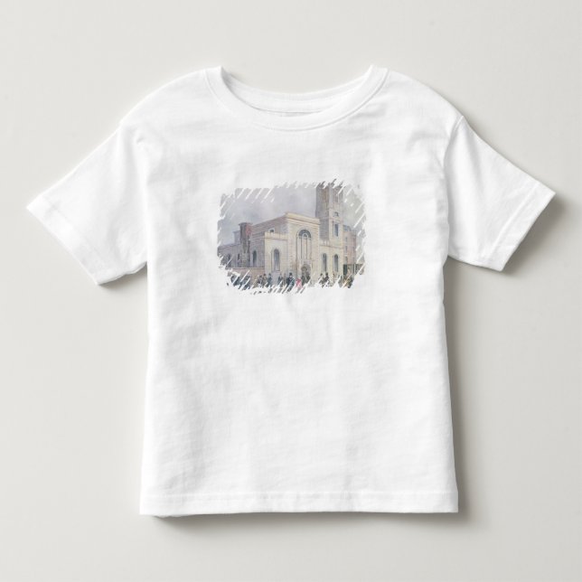 Camiseta De Bebé Vista de la iglesia de St Bartholomew (Anverso)