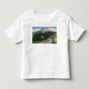 Camiseta De Bebé Vista de la montaña del punto de los halcones