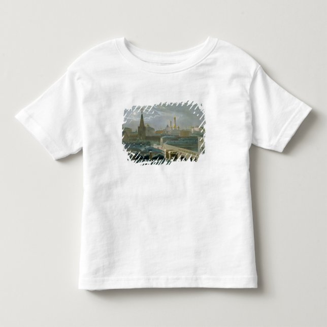 Camiseta De Bebé Vista de la Moscú el Kremlin, 1840's (Anverso)