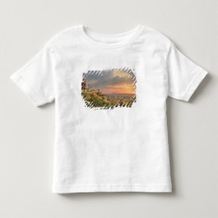 Camiseta De Bebé Vista de la mota Montmartre, c.1830