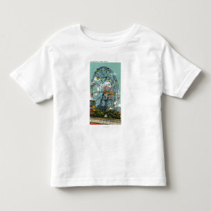 Camiseta De Bebé Vista de la noria famosa de la maravilla
