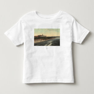 Camiseta De Bebé Vista de la playa y del hotel Redondo