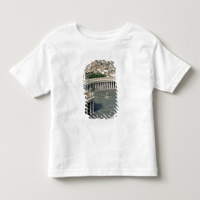 Camiseta De Bebé Vista de la plaza (Anverso)