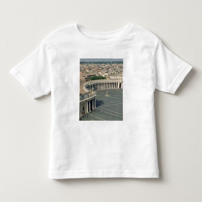 Camiseta De Bebé Vista de la plaza (Anverso)