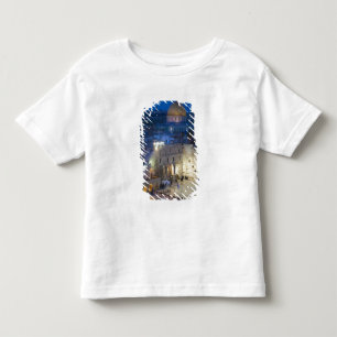 Camiseta De Bebé Vista de la plaza del Muro Occidental al final de 