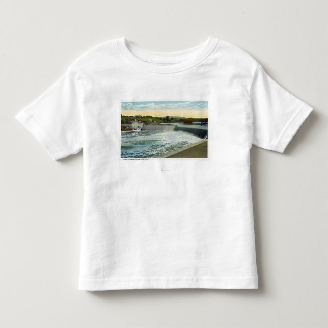 Camiseta De Bebé Vista de la presa de Libby-Dingleys (Anverso)