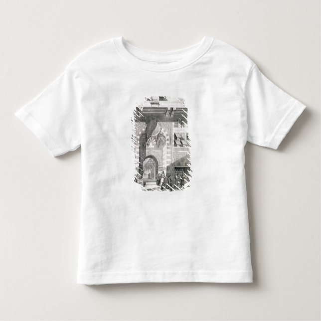 Camiseta De Bebé Vista de la puerta del Kaid-Bey de Okal, de los (Anverso)