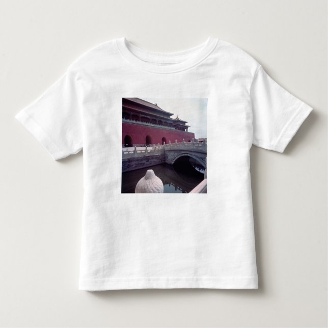 Camiseta De Bebé Vista de la puerta meridiana (Anverso)