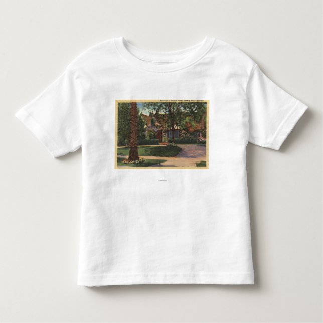 Camiseta De Bebé Vista de la residencia de Eleanor Powell (Anverso)