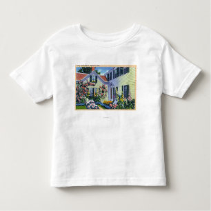 Camiseta De Bebé Vista de la residencia del poste de Emily