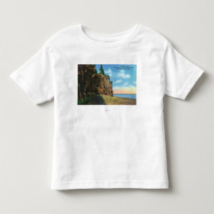 Camiseta De Bebé Vista de la roca de la catedral, puerto de la