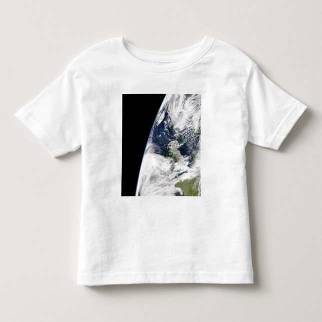 Camiseta De Bebé Vista de la Tierra desde el espacio (Anverso)