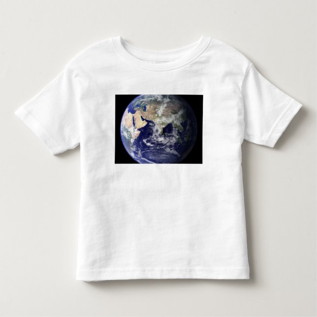 Camiseta De Bebé Vista de la Tierra desde el espacio (Anverso)