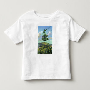 Camiseta De Bebé Vista de la tranvía del Mt del cañón que ascien