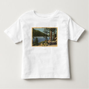 Camiseta De Bebé Vista de la trayectoria de freno cerca de la presa