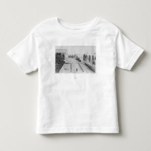 Camiseta De Bebé Vista de la universidad de la entrada del campus