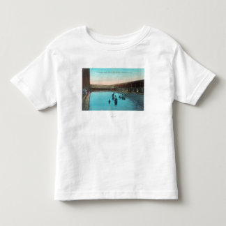 Camiseta De Bebé Vista de las aguas termales de TankBoyes que