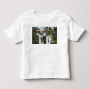 Camiseta De Bebé Vista de las caídas de Haines