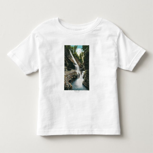 Camiseta De Bebé Vista de las caídas del arco iris (Anverso)