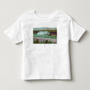 Camiseta De Bebé Vista de las caídas y de la costa del americano