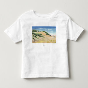 Camiseta De Bebé Vista de las dunas de arena de Cape Cod