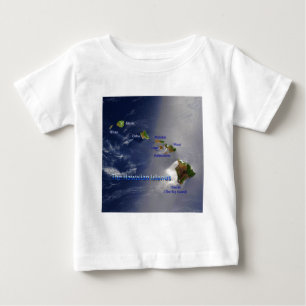 Camiseta De Bebé Vista de las Islas Hawái