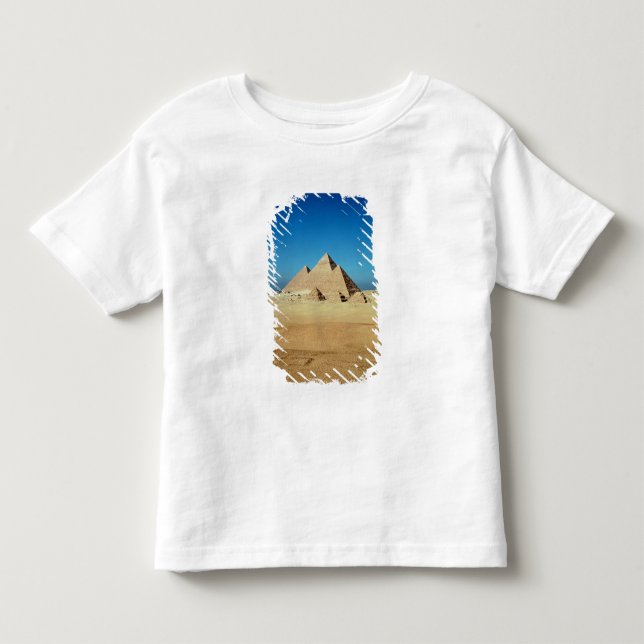 Camiseta De Bebé Vista de las pirámides (Anverso)