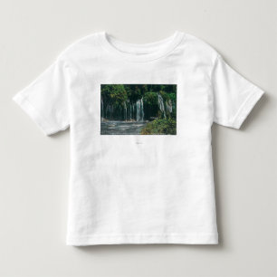 Camiseta De Bebé Vista de las primaveras de Mossbrae FallsShasta,