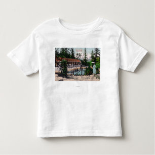 Camiseta De Bebé Vista de las primaveras de PoolAdams que nadan, CA