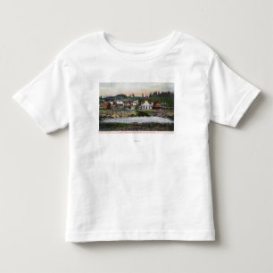 Camiseta De Bebé Vista de las primaveras y de la ciudad