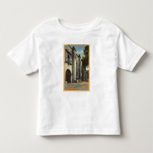 Camiseta De Bebé Vista de las puertas y de la escalera de la misión (Anverso)