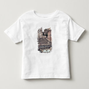 Camiseta De Bebé Vista de los pasos o del Scalinata del español