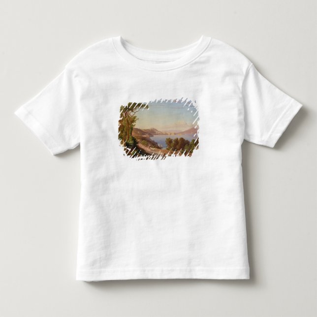Camiseta De Bebé Vista de Nápoles (Anverso)