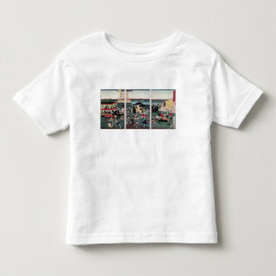 Camiseta De Bebé Vista de Nihonbashi en Tokio, c.1870