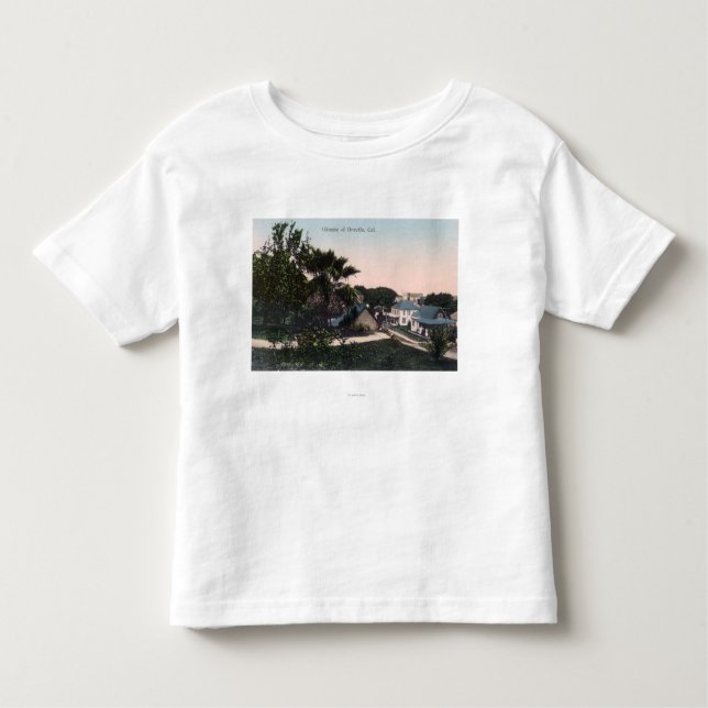 Camiseta De Bebé Vista de Oroville ResidencesOroville, CA (Anverso)