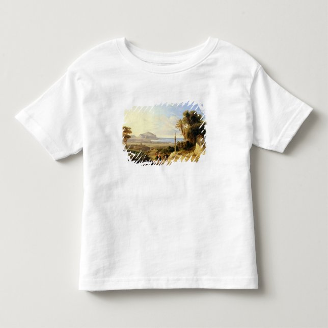 Camiseta De Bebé Vista de Palermo, 1840 (Anverso)