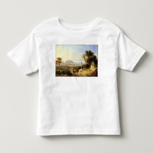 Camiseta De Bebé Vista de Palermo, 1840 (Anverso)