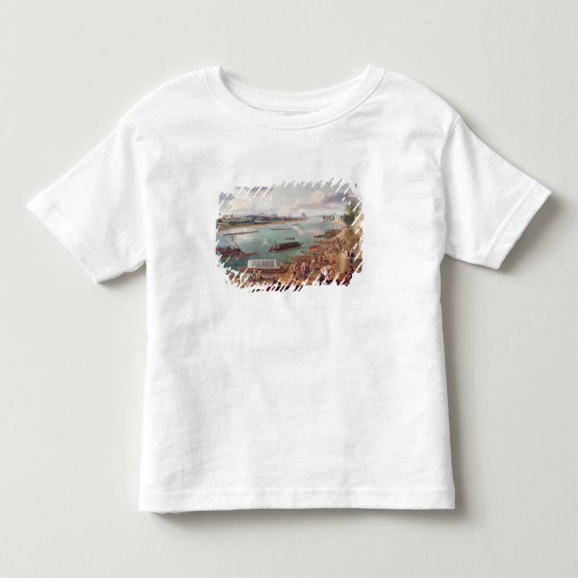 Camiseta De Bebé Vista de París del Quai de la Rapee (Anverso)