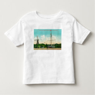 Camiseta De Bebé Vista de Sloop ártico de Amundsen