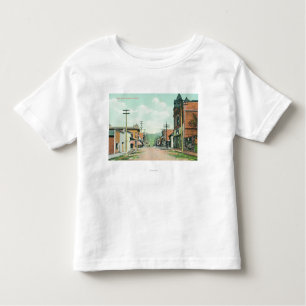 Camiseta De Bebé Vista de StreetRoseburg principal, O