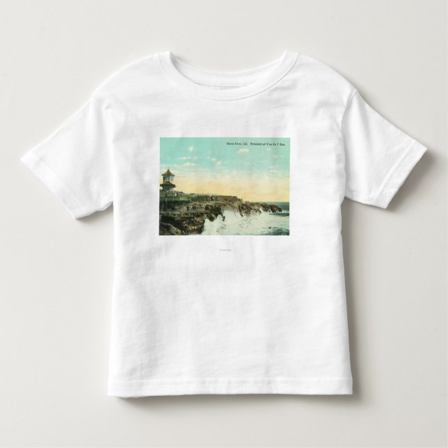 Camiseta De Bebé Vista de trituradores en Vue de l'EauSanta Cruz, (Anverso)