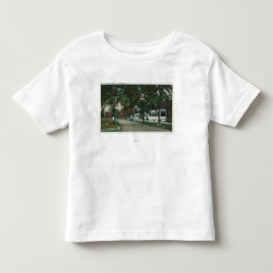 Camiseta De Bebé Vista de un campo militar de los E.E.U.U.