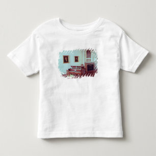 Camiseta De Bebé Vista de un cuarto con un piano de cola