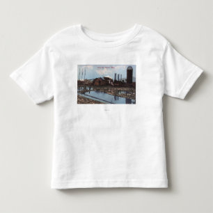 Camiseta De Bebé Vista de un molino del Slade