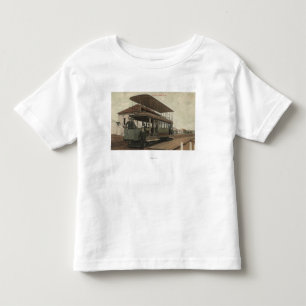 Camiseta De Bebé Vista de un teleférico del autobús de dos pisos