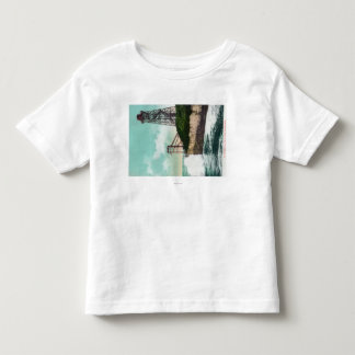 Camiseta De Bebé Vista de una onda MotorSanta Cruz, CA